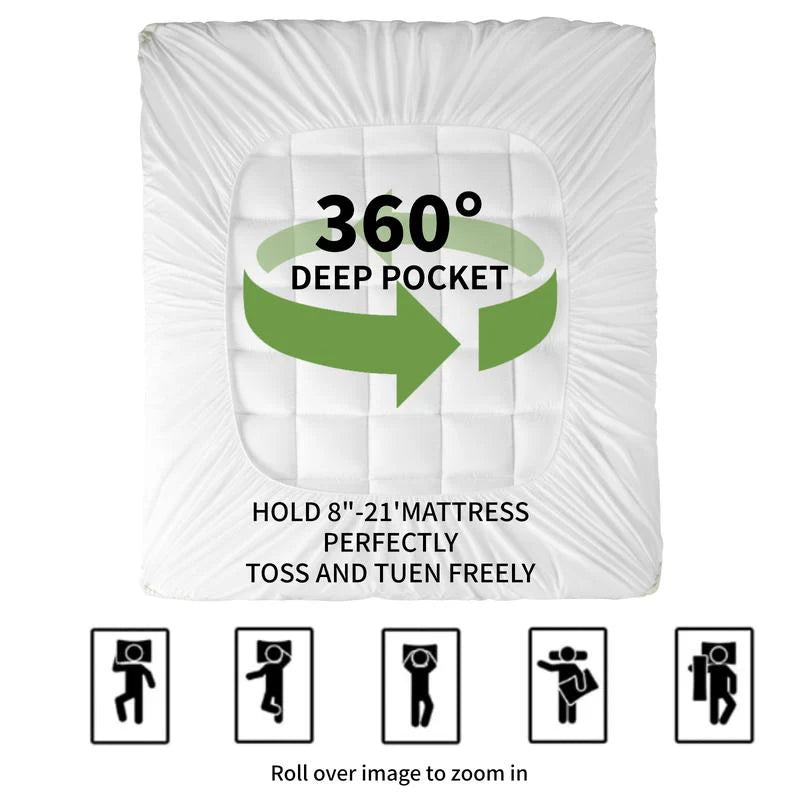 Bamboo Cooling Mattress Topper