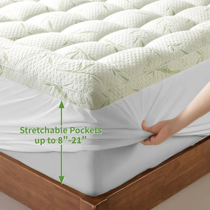 Bamboo Cooling Mattress Topper